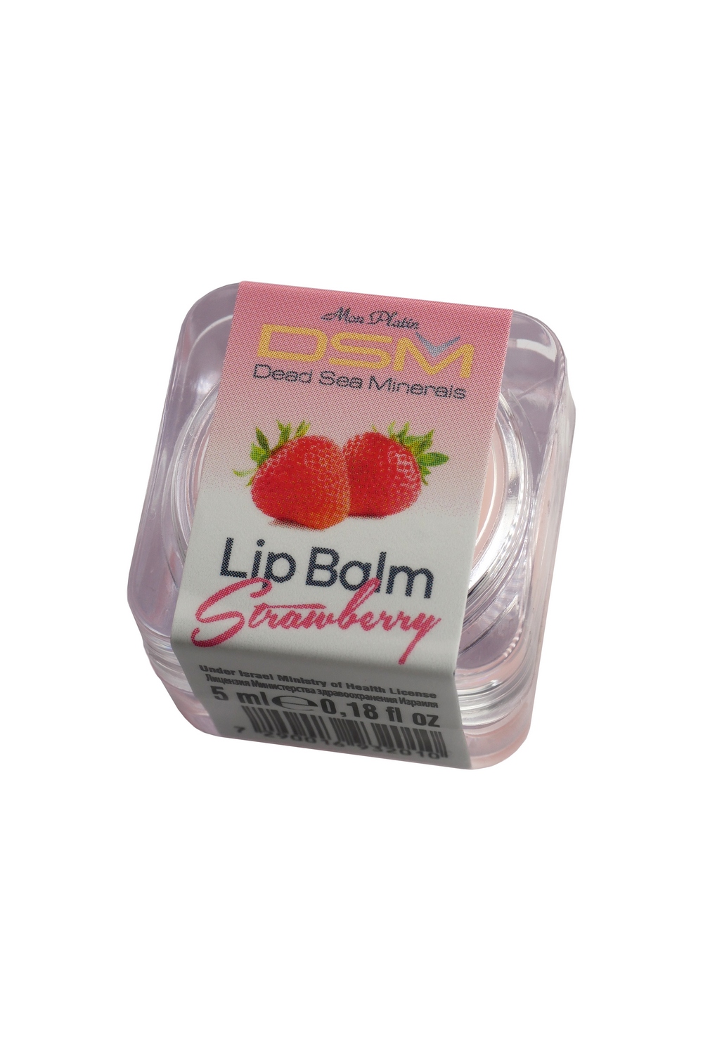 Moisturizing Lip Balm Strawberry based on Coconut & Shea butter